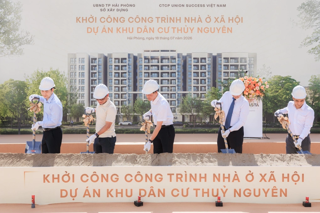 Hải Phòng: Khởi công dự án NOXH gần 1.000 căn tại Thủy Nguyên